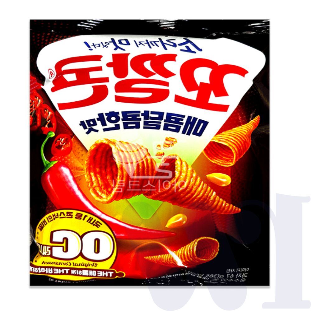 위아리턴 매콤달콤 꼬깔과자 67g 봉지과자 : 위아리턴