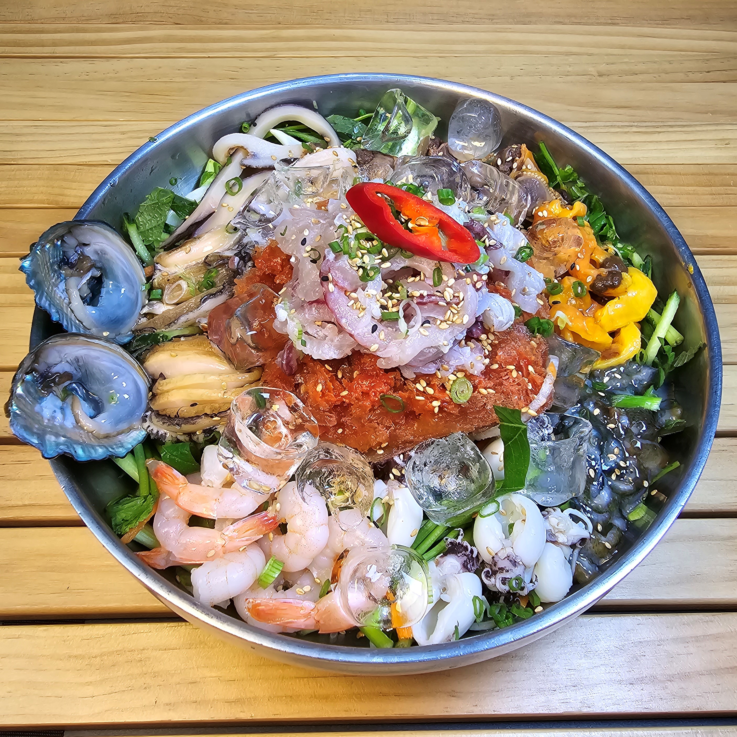 새콤달콤 해산물 물회 여름제철 물회 육수 맛집 밀키트 캠핑음식 2-3인분 : 동부회센타 온라인몰