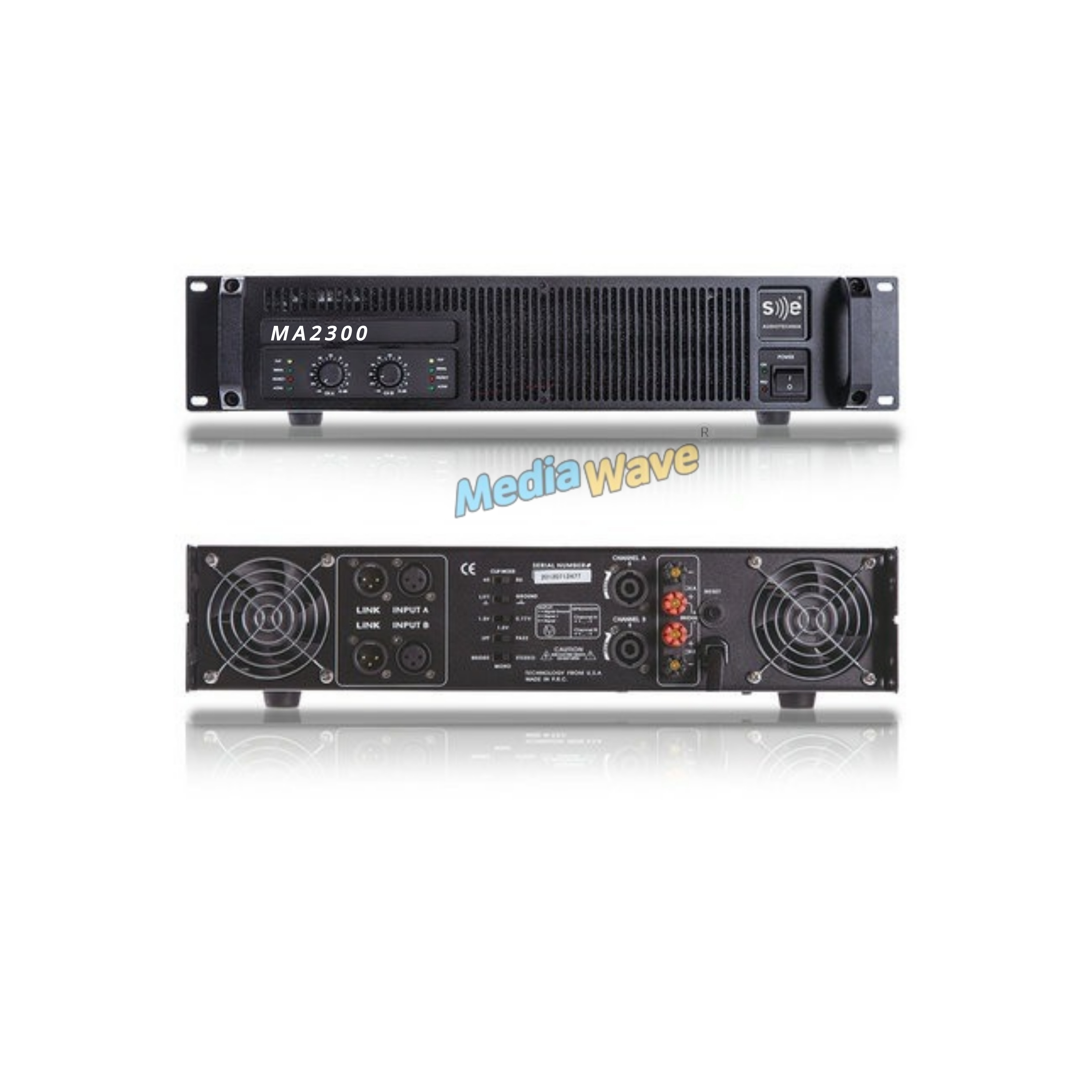 MA-2300 / MA2300 / SE AUDIOTECHNIK / SE오디오테크닉 / 파워앰프 : MEDIAWAVE