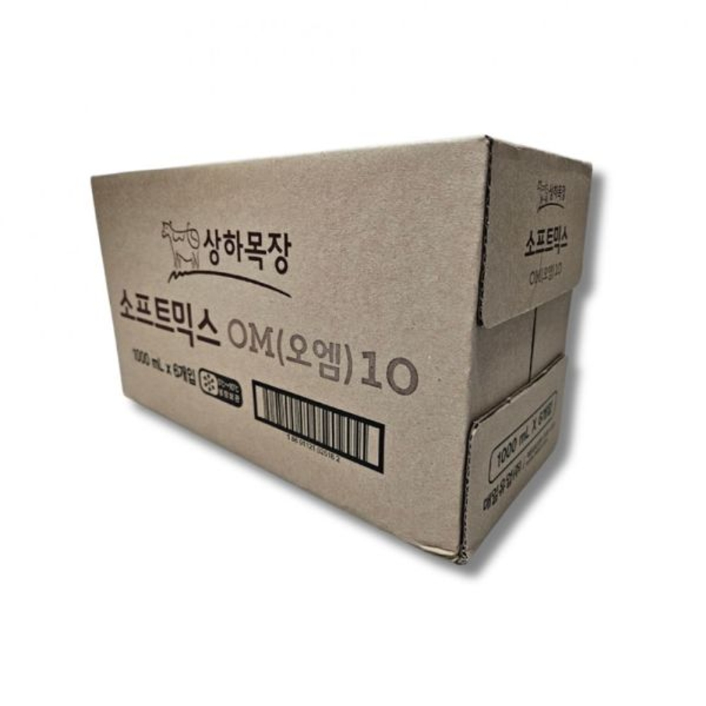 상하목장 소프트믹스 OM10 아이스크림믹스 아이스크림재료 1L 6개 : 광수네컴퍼니