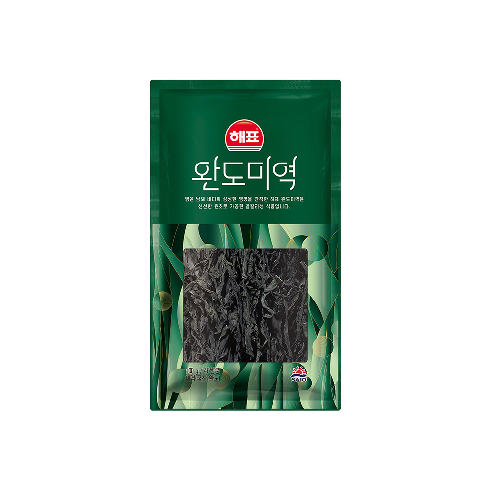 해표 청정바다 완도 미역 100g : 두배로마트