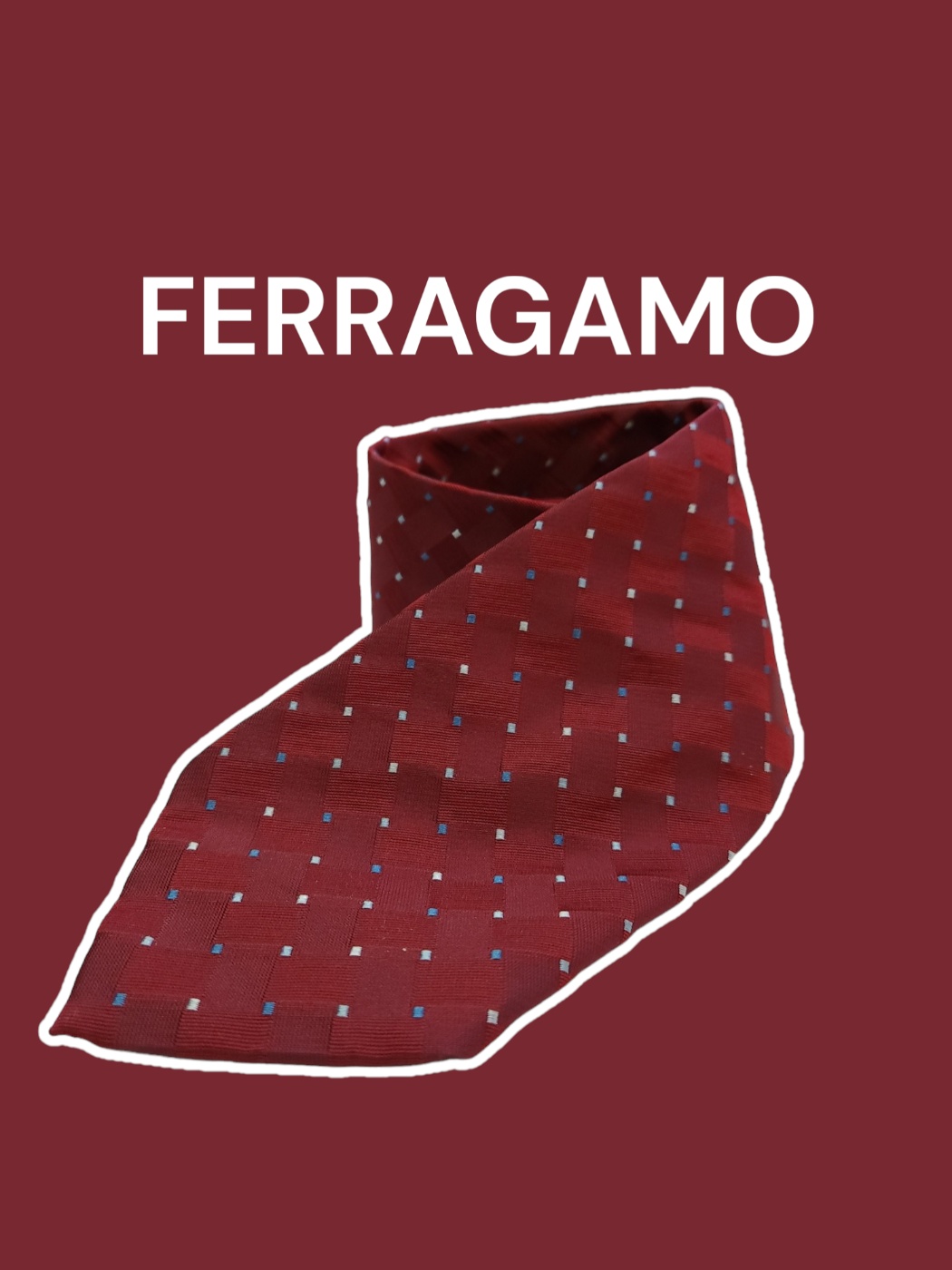 FERRAGAMO 페라가모 넥타이 와인 : 어쩔티지 세컨핸드샵
