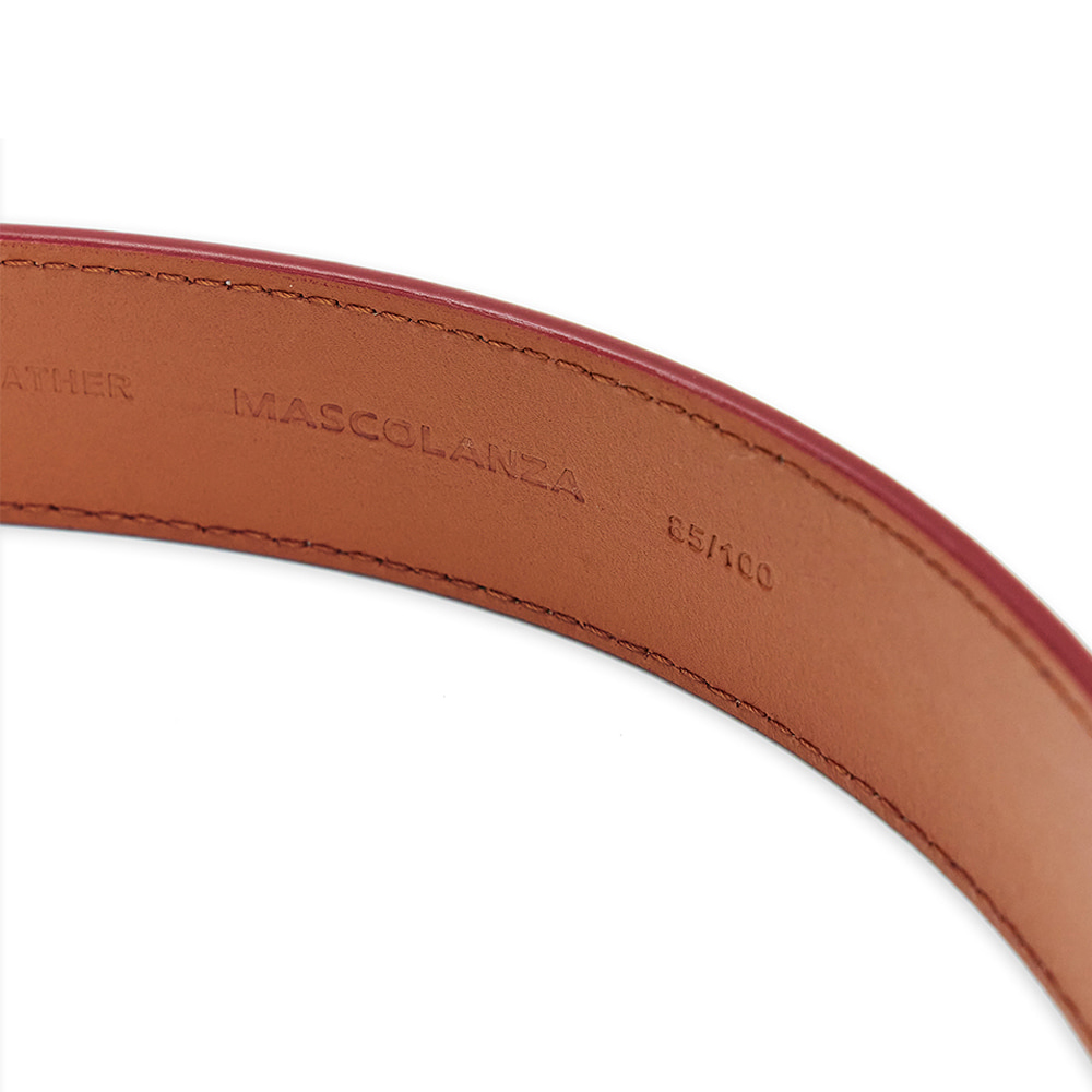 마스콜란자 피에노 Pieno 33mm 클래식벨트 정장벨트 남성캐주얼벨트 805MPWN : 마스콜란자