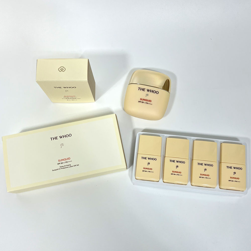 더후 공진향 진해윤 선퀴드 50ml 스페셜기획 선크림 1+4 : 두두뷰티