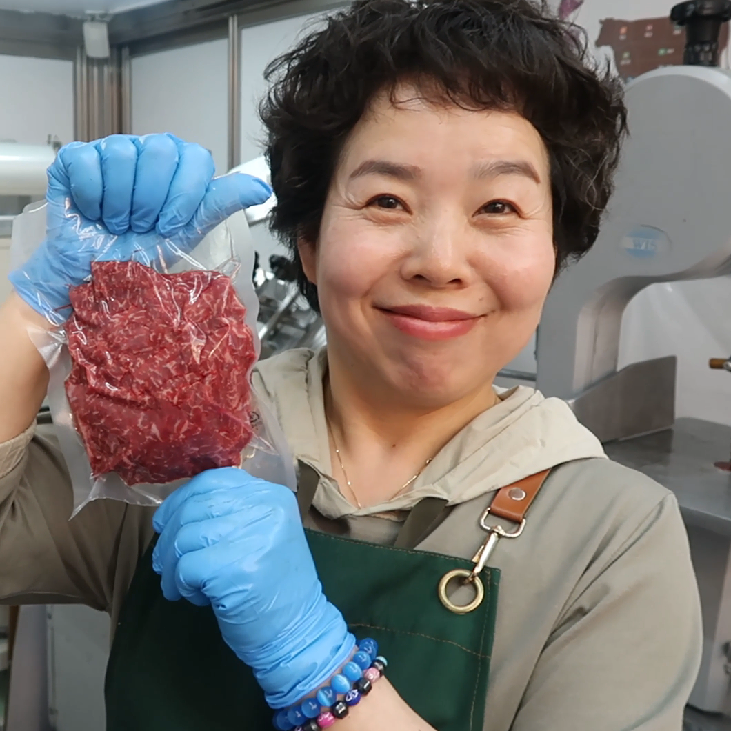 마장동 당일출고 100% 투뿔 한우 암소 육사시미 육회 300g : 신선한문마켓