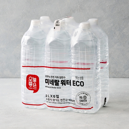오늘좋은 미네랄워터ECO 2Lx6입 : 롯데마트단독상품공식몰