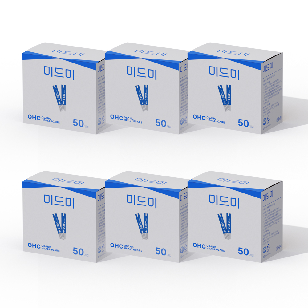 오상헬스케어 미드미 혈당시험지 300매 : MEDITEC