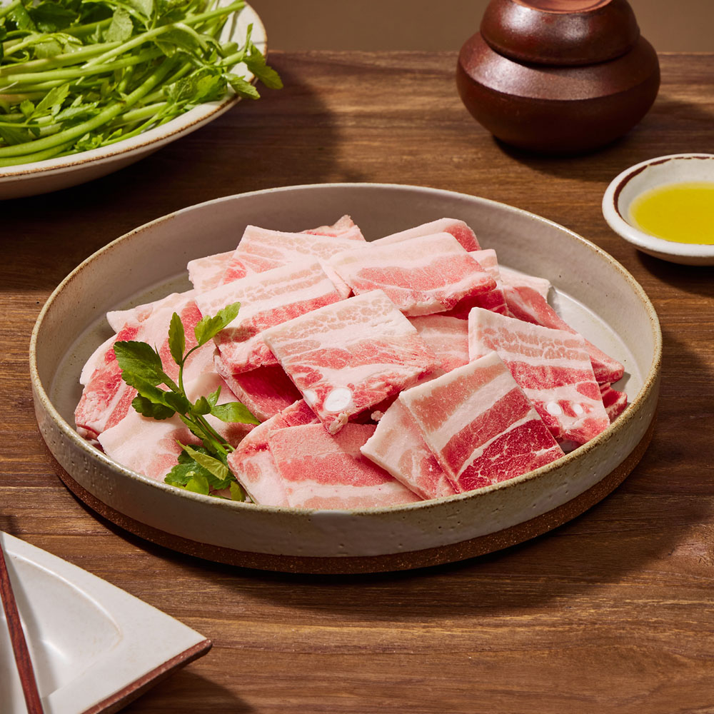 와육식관 칠레산 아그로수퍼 냉동 삼겹살 돼지고기 3kg : 와육식관