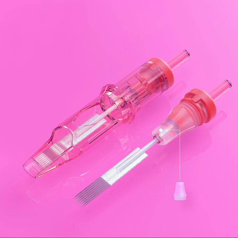 마스트프로 바늘 니들 카트리지 반영구재료 다이나믹에디션 0403RL (타투 반영구 펜 포함) : 타투 반영구 다이나믹