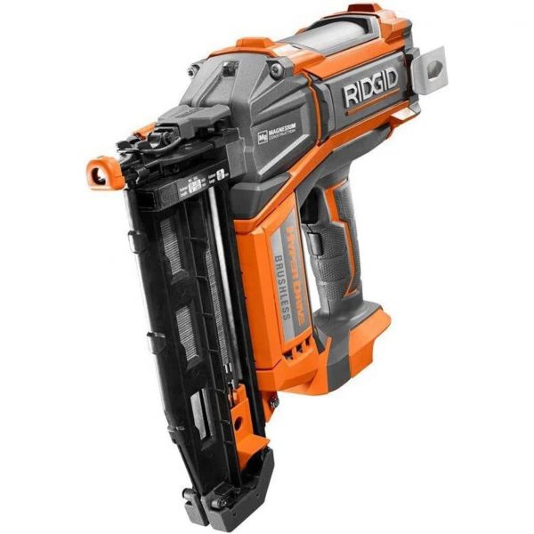 RIDGID Ridgid HyperDrive 16 게이지 18v 브러시리스 2 12인치 스트레이트 피니시 네일러 : 이테크랩04
