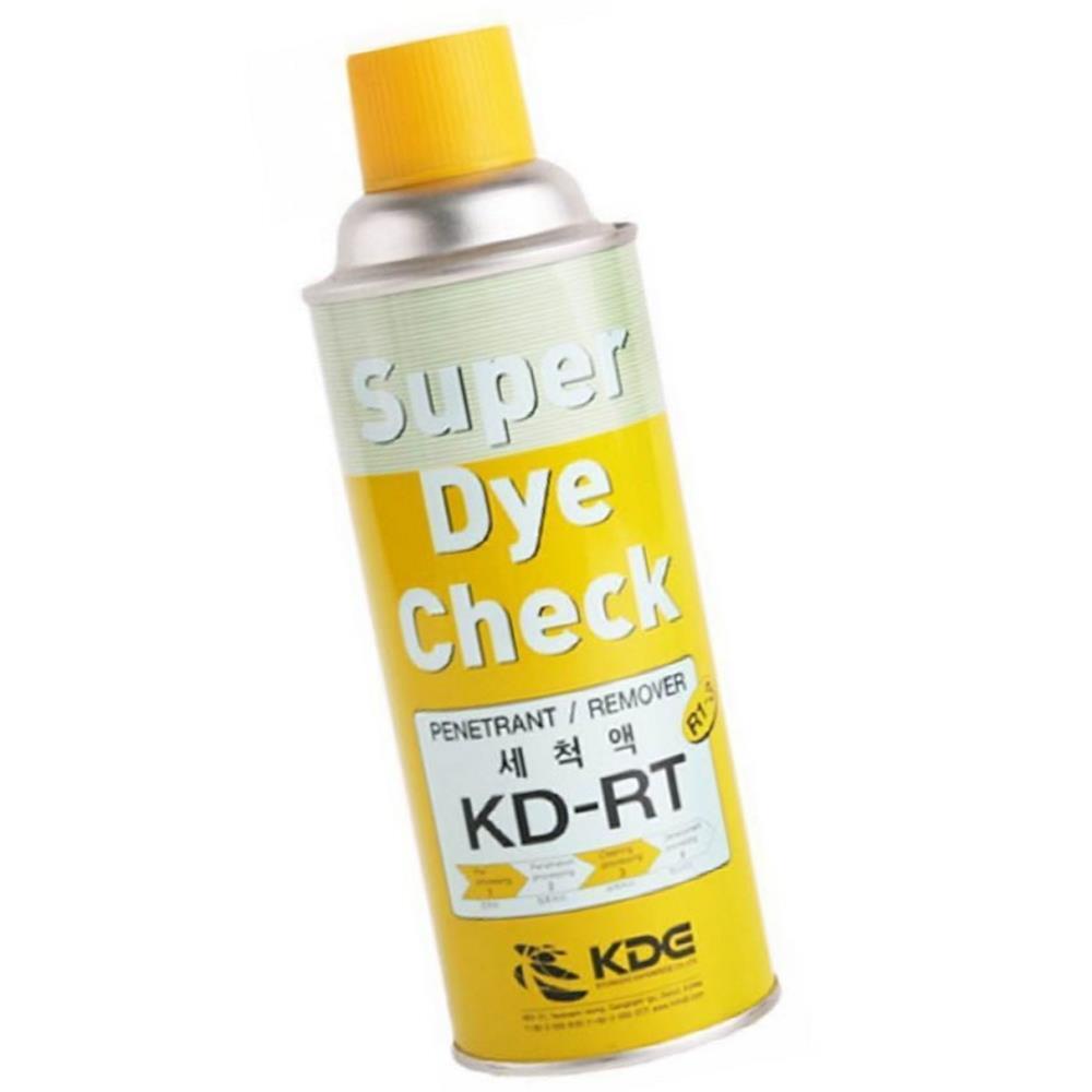 부품 검사 누수 체크 슈퍼 다이체크 KD-RT 세척액 450ml : 리빙브라운
