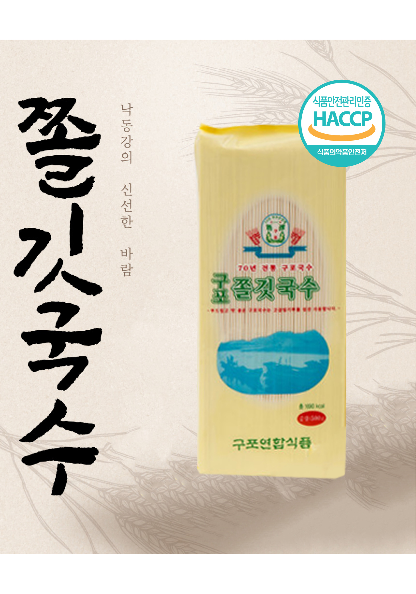 구포 쫄깃국수 500g : 씨유패밀리몰