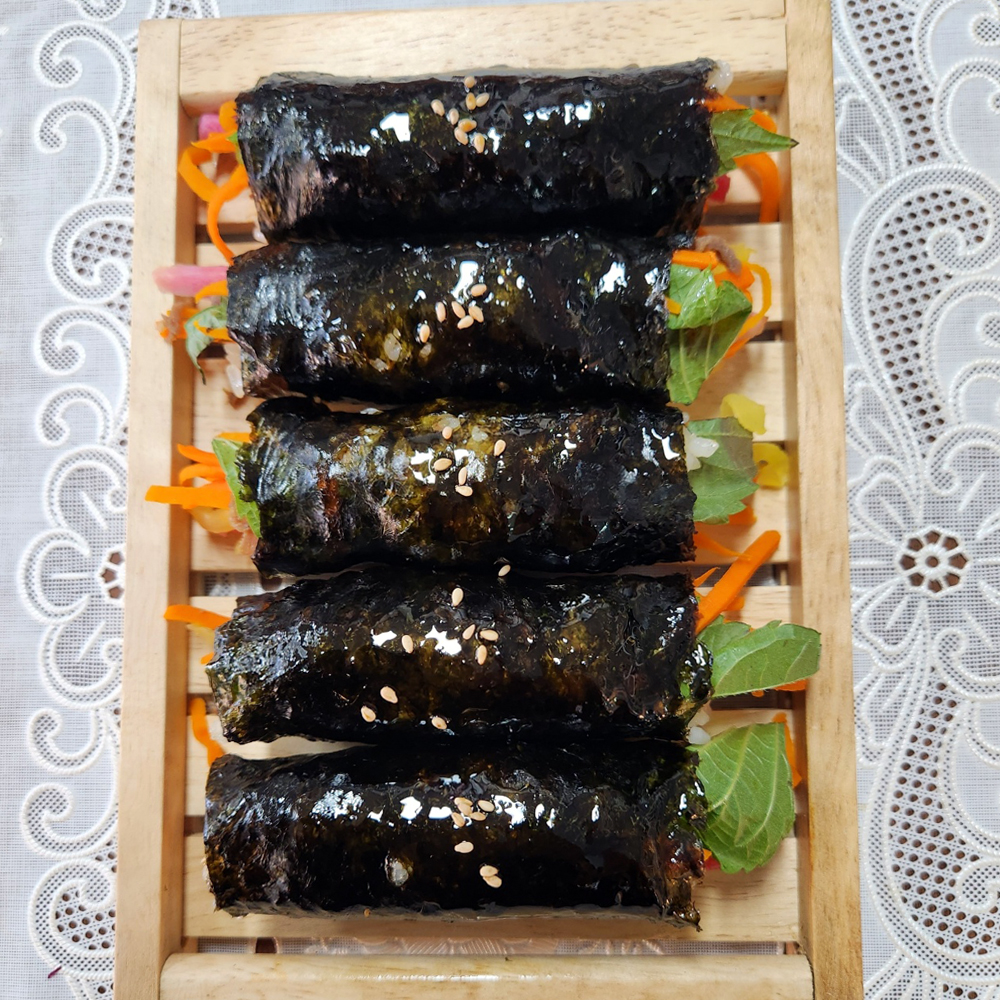 [양산시 배달] 꼬마김밥의 K화 불고기 꼬마김밥 5개 [덕계 꼬밥유밥] : 동네시장 장보기
