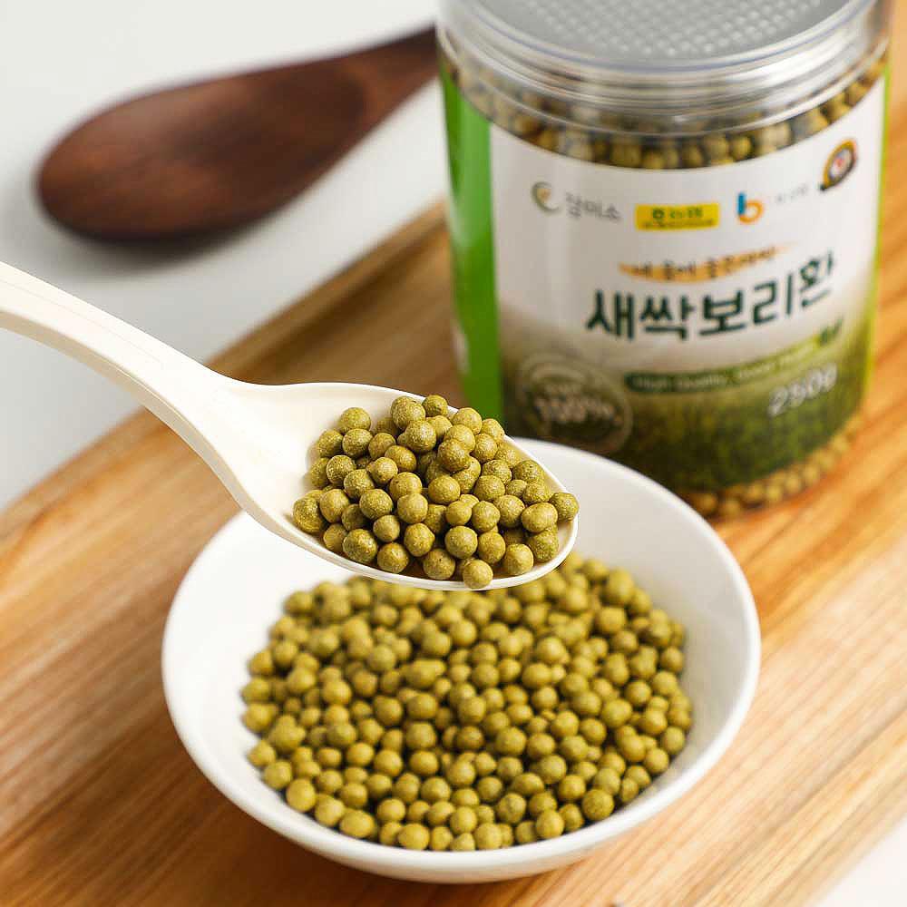 참미소 새싹보리환 250g /국내산 보리어린잎으로 영양가득 : 에코스토리