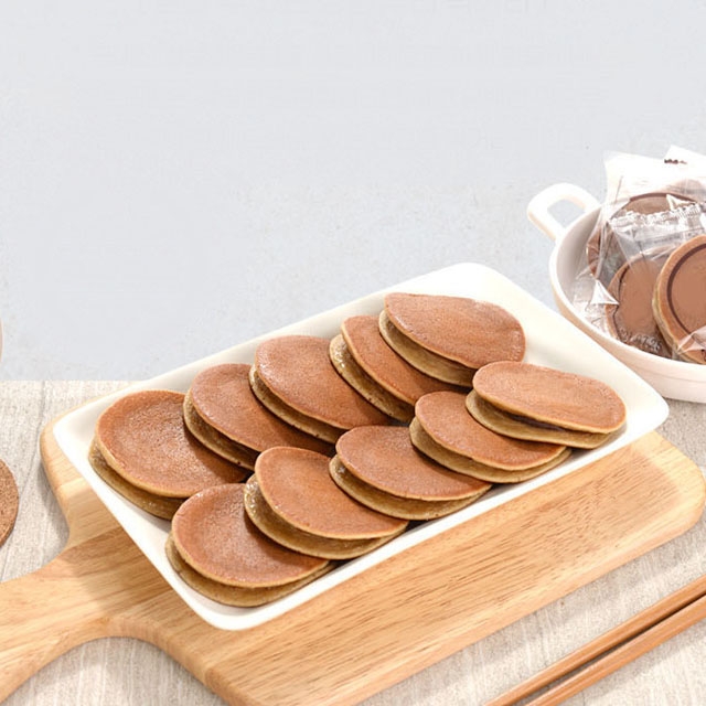 [폭신폭신 부드러운 간식!~] 명류당 찰보리빵 28g x 100개 : 쇼핑엔티