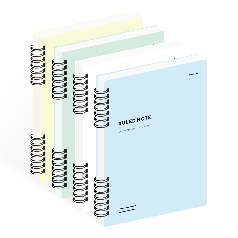 페이퍼릿 스프링 코넬 노트 B5 공책 코넬식노트 : paperite
