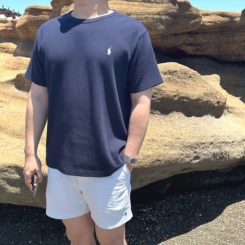 폴로 랄프로렌 25SS 루즈핏 와플 반팔티셔츠 5color : 동부산 아울렛