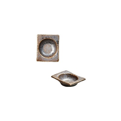 블랙펄 솔리드 ( SOLIDE ) 사각 종지 8x6.5x2.3cm : 이가키친스토어