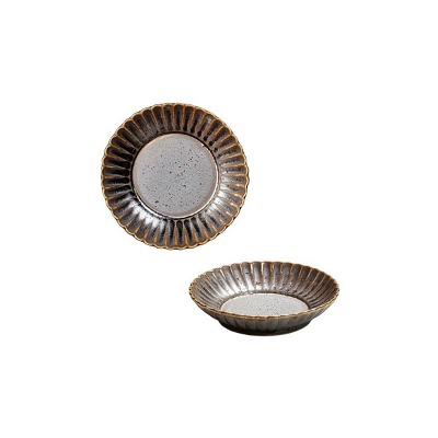블랙펄 솔리드 ( SOLIDE ) 빗살 앞접시  10.6x2.7cm : 이가키친스토어