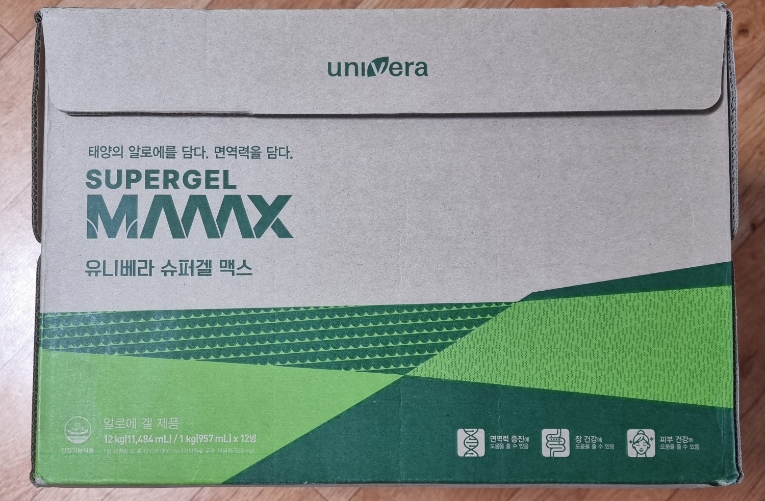 유니베라 남양알로에 슈퍼겔W 맥스피 1000g(971ml) x12병 장건강 : 오늘도세일중