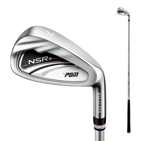 PGM Golf Club 7 아이언 스테인리스 스틸  초보자 연습 및 경기를 위한 오른손잡이용 싱글 클럽 : 엘로우프리지어888