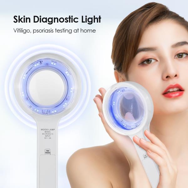 [누리공구]백반증 감지 및 피부 상태 모니터를 위한 LED UV 분석기 램프 확대 분석을 통한 얼굴 미용 검사 : 육재윤상사