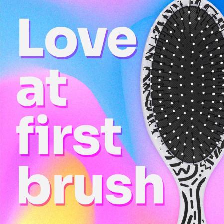 Wet Brush 오리지널 디탱글러 브러시 빗 모든 헤어용 부드러운 브리슬 곱슬 머리 : 하이구대