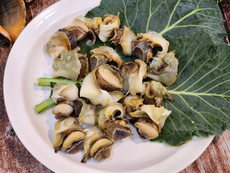 서해 자연산 활 참소라 주먹소라 1kg 제철 숙회 생물 : 통남푸드