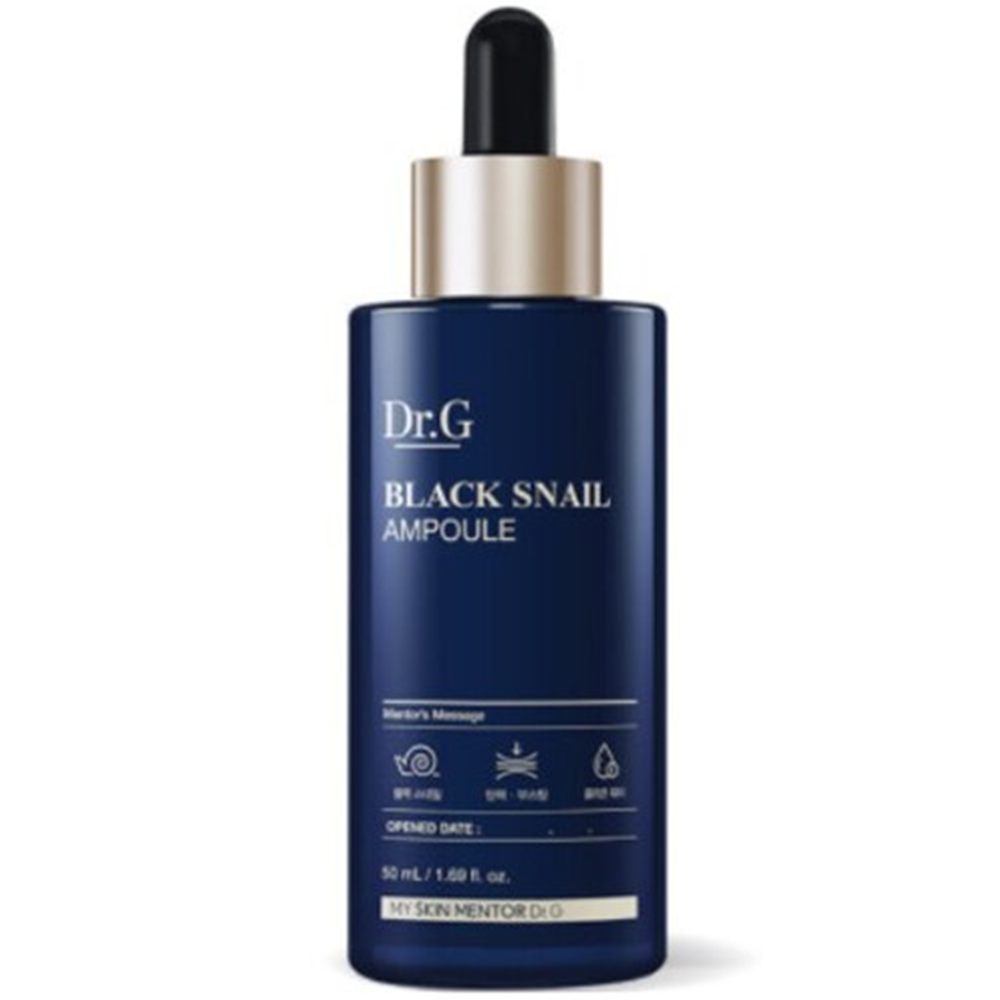 닥터지 블랙 스네일 레티놀 앰플 50ml 피부트러블 건조함 흡수력 미백앰플 달팽이크림 : 심이오빠