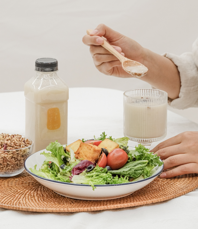 [황금발효공방] 쌀누룩요거트 보리누룩요거트 500ml 4병 비건 식물성 저당 아침대용 : 문경위드팜