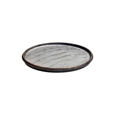 블랙펄 솔리드 ( SOLIDE ) 원판접시 (중)  24x1.7cm : 이가키친스토어