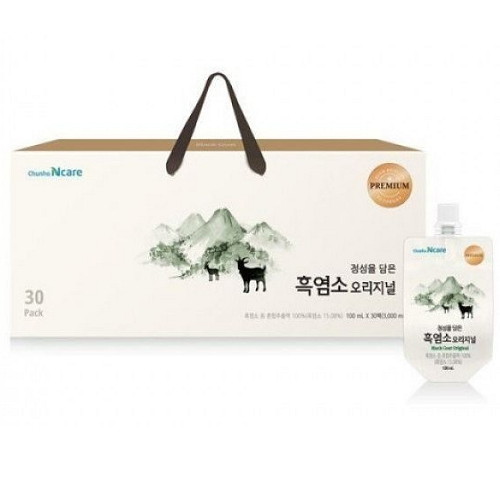 천호엔케어 정성을 담은 흑염소 오리지널 100ml 30포 4개 대용량 : 천지개벽상사