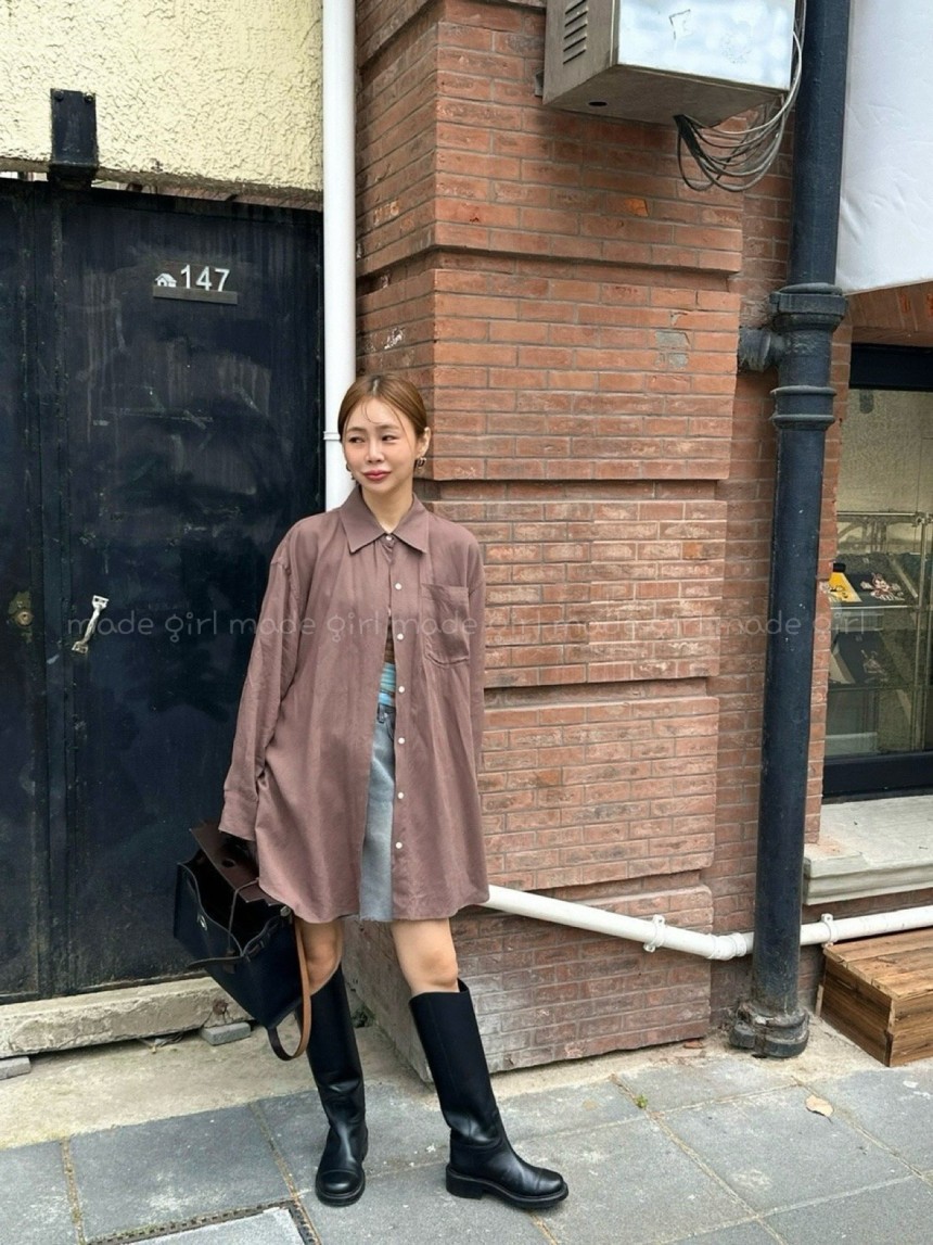 살롱드매그 소프남방 (4color) 무료배송 : 메이드걸