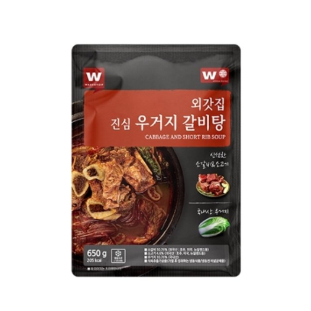 (004) 대도식품 외갓집 진심 우거지 갈비탕 650g X 4팩 : 제이몰 스토어