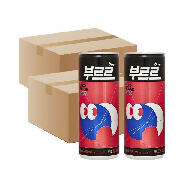 일화 부르르 제로콜라 250ml 60캔 (2박스) : DamaeStandard