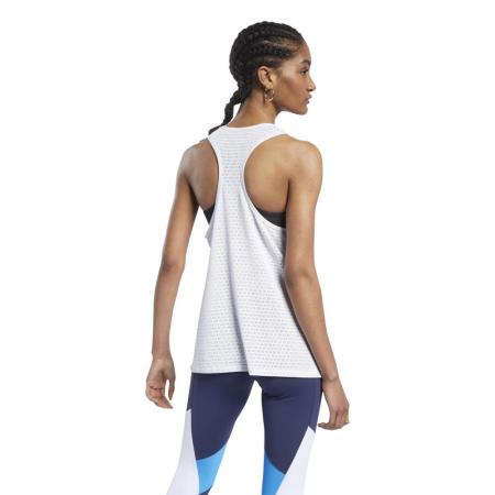 Reebok 여성용 트레이닝 용품 천공 레이서백 탱크 탑 : 크러시온스토어