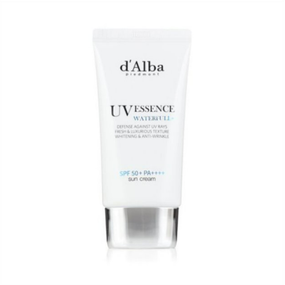 달바 워터풀 에센스 선크림 50ml(SPF50+) 촉촉한 저자극 핑크 물광 톤업 선크림 : 블레스트리