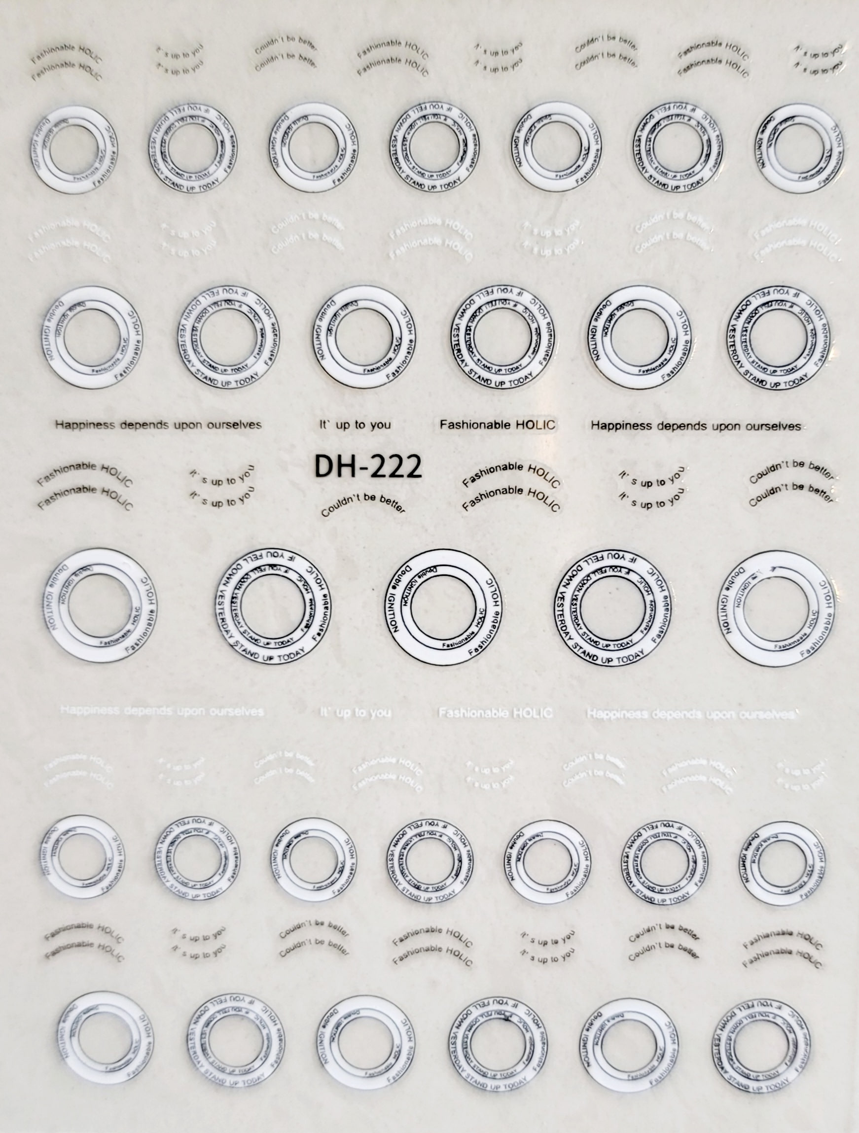 도운네일 DH-222 스티커 : 도운네일
