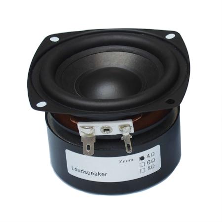 서브우퍼 HIFI 사운드 디자인 우퍼 스피커, 오디오 사운드 스피커, 베이스 라우드 스피커, AV DIY D용 라운드, 3 인치, 25W, 4 옴, 8 옴, 1PC... 