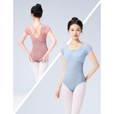 DanceDaily Soft Mesh Splice Ballet Leotard for Adu : 크러시온스토어