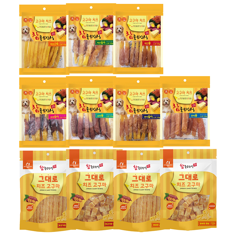 참좋은간식 고구마치즈 치킨말이, 80g, 1개 : 바른펫