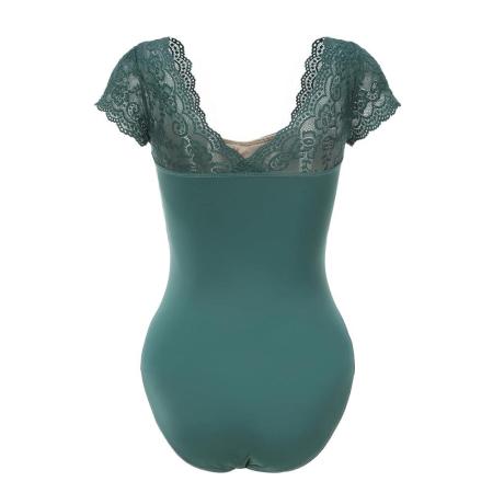 Lanbodance Women`s Short Sleeve Leotard for Ballet : 크러시온스토어