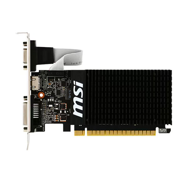 소음없는 그래픽카드 MSI 지포스 GT710 D3 1GB LP 무소음 V2 : 위더스인프라