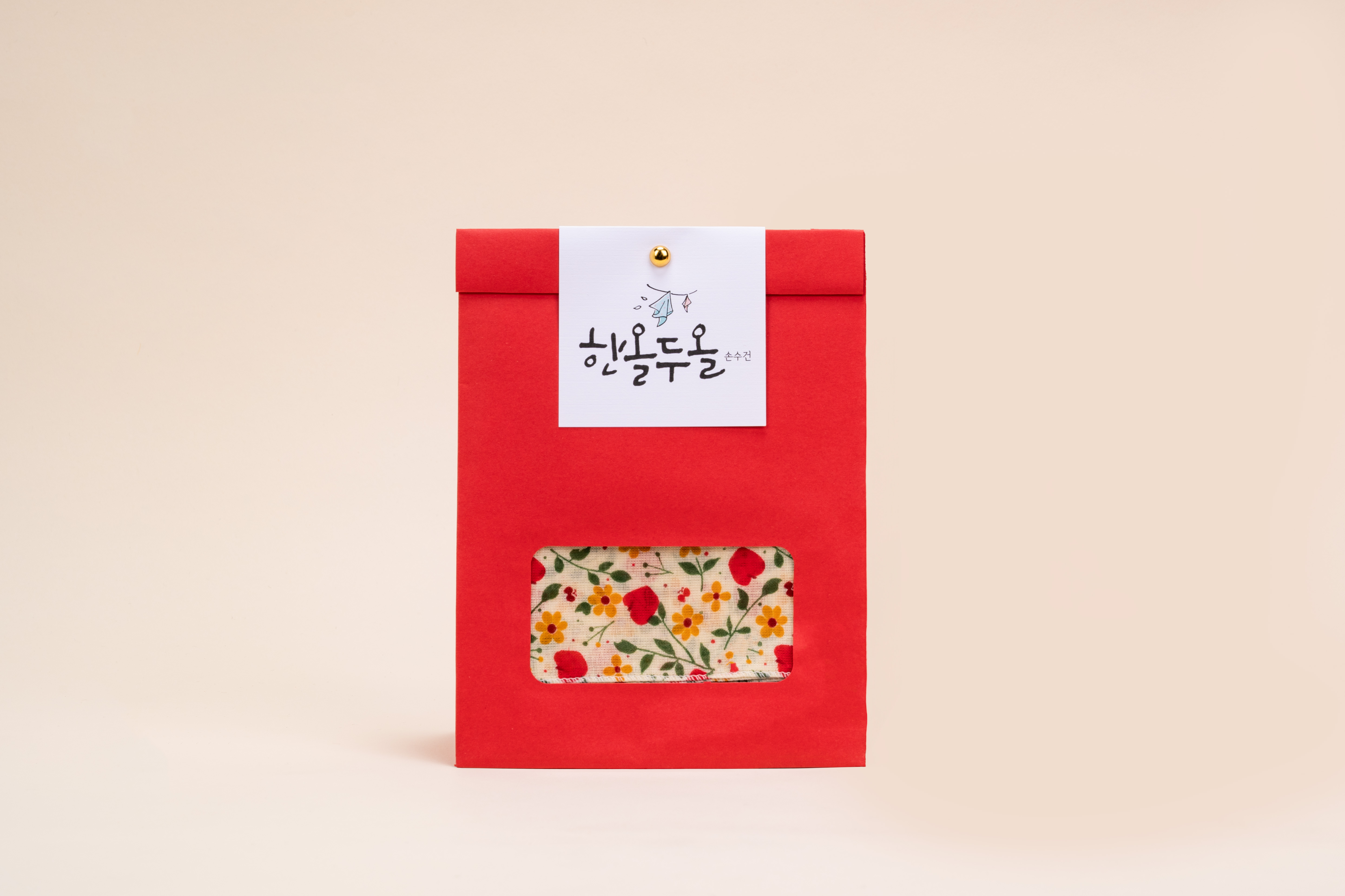 무지손수건 단색 블랙 노랑 화이트 민트 레드 블루 퍼플 핑크 손수건 아사면 장례식 손수건 : 한올두올손수건