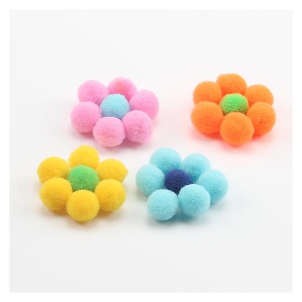 도매 10mm 폼폼 부드러운 모피 공 예술 장난감 DIY 의류 봉제 직물 용품 웨딩 홈 장식, : 유림 상4