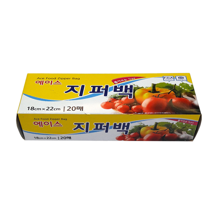 에이스 지퍼백 소 중 대 20매 도매가 : 이화기프트