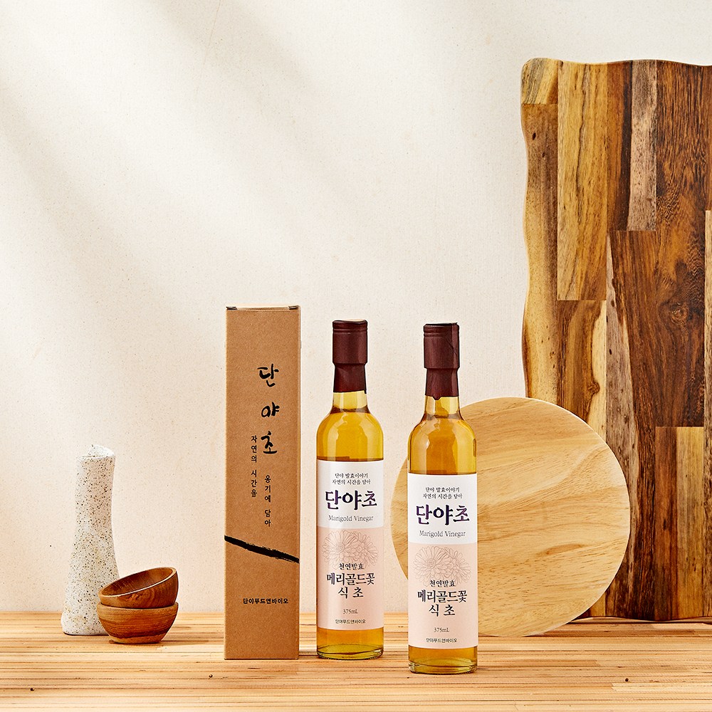 단야푸드앤바이오 자연발효식초 메리골드꽃 아마란스 메리수수 아로니아 모과 바위솔 : 식스옴니