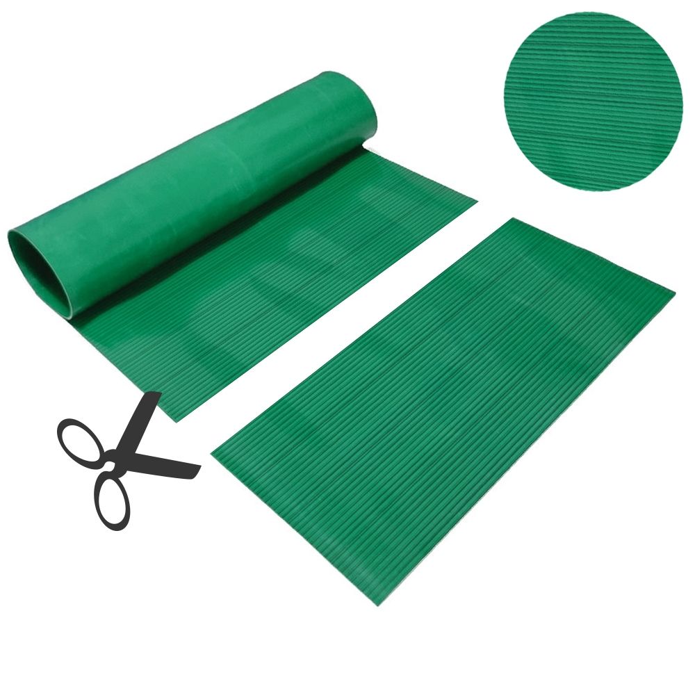 녹색 골고무판 골무늬 미끄럼방지매트 방진 녹고무 재단 3.2mm 폭90cm x 1Mx수량 : 도매판다