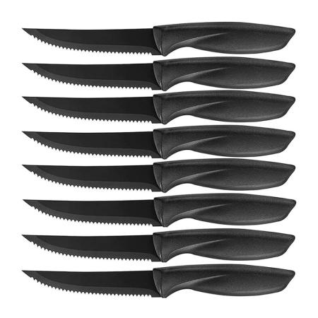 YUNYDSM Steak Knives Set of Stainless Steel Serrat : 다온하티스
