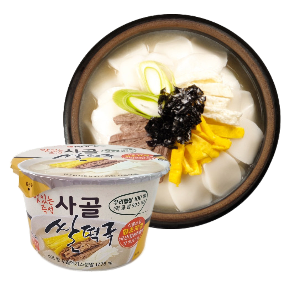 코바 즉석 쌀떡국 [162gX12개입] : 코바식품 공식스토어